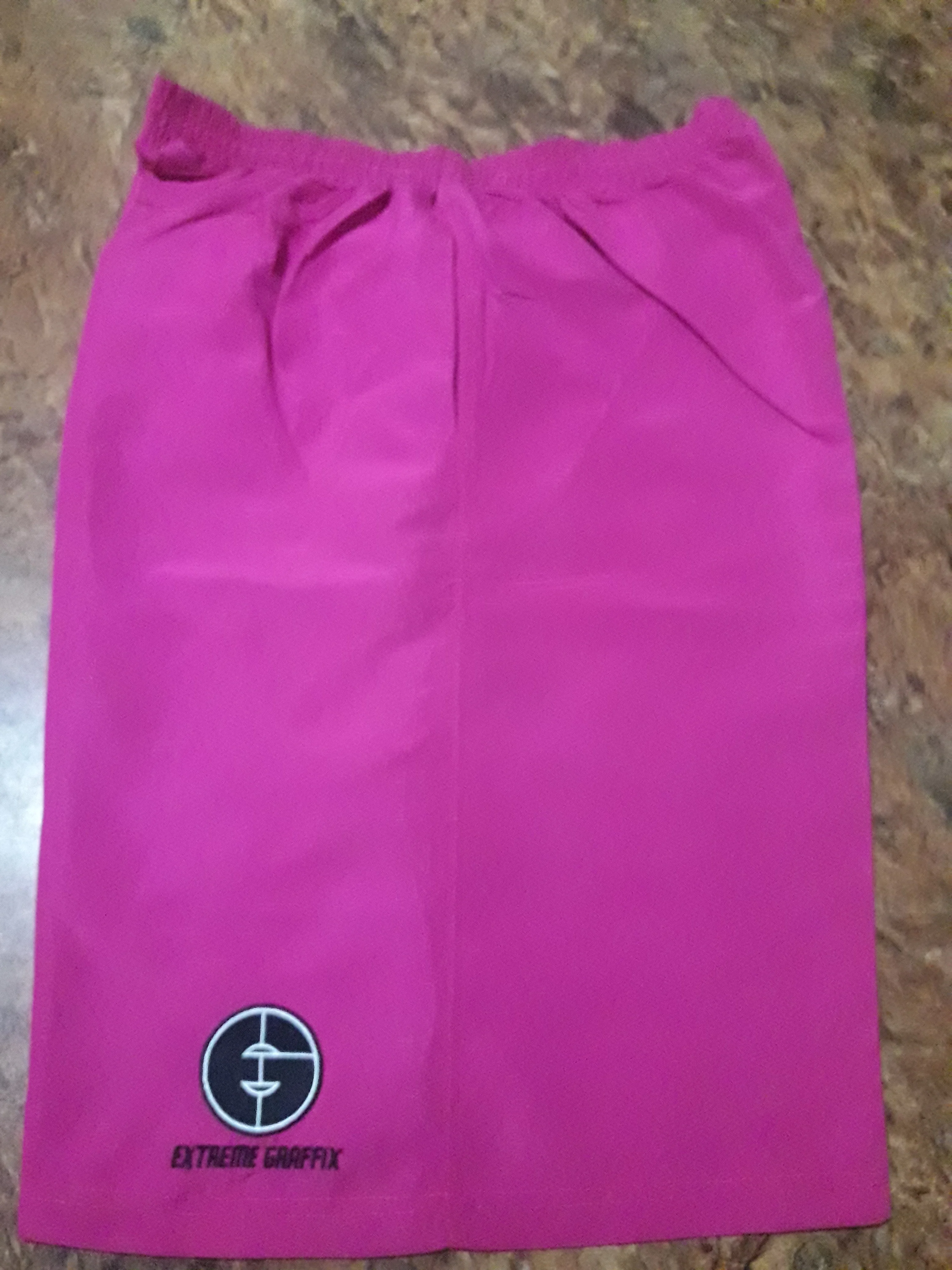 Pink colors shorts with embroidery logo Men Microfiber Softball Training Shorts with embroidery