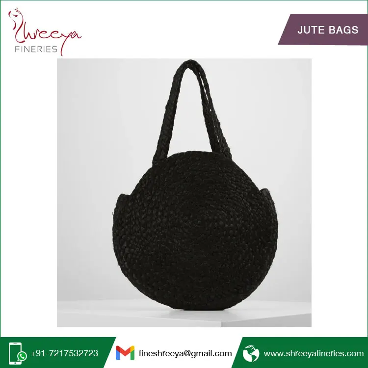  Экологичная джутовая натуральная большая сумка-тоут для покупки продуктов