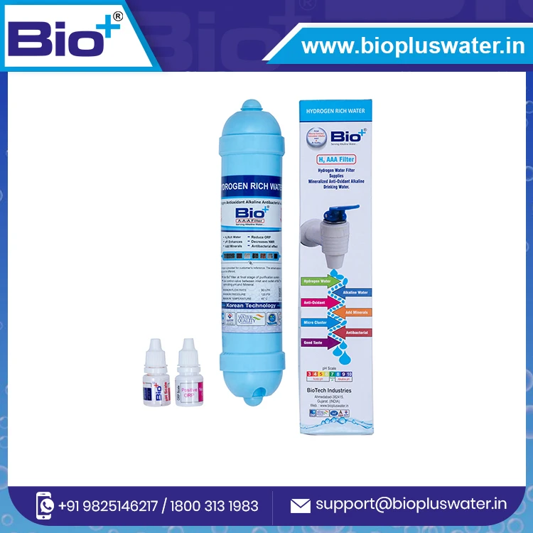 Индийский поставщик алкалиновый фильтр для воды H2AAA + 8 дюймов непрозрачный богатый водородом антиоксидант минерализующий