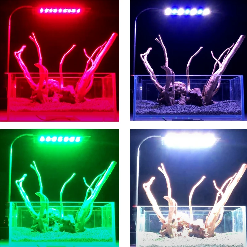 Micmol wrgb full spectrum LED  aquarium lights for live plant tank frameless aquarium tank