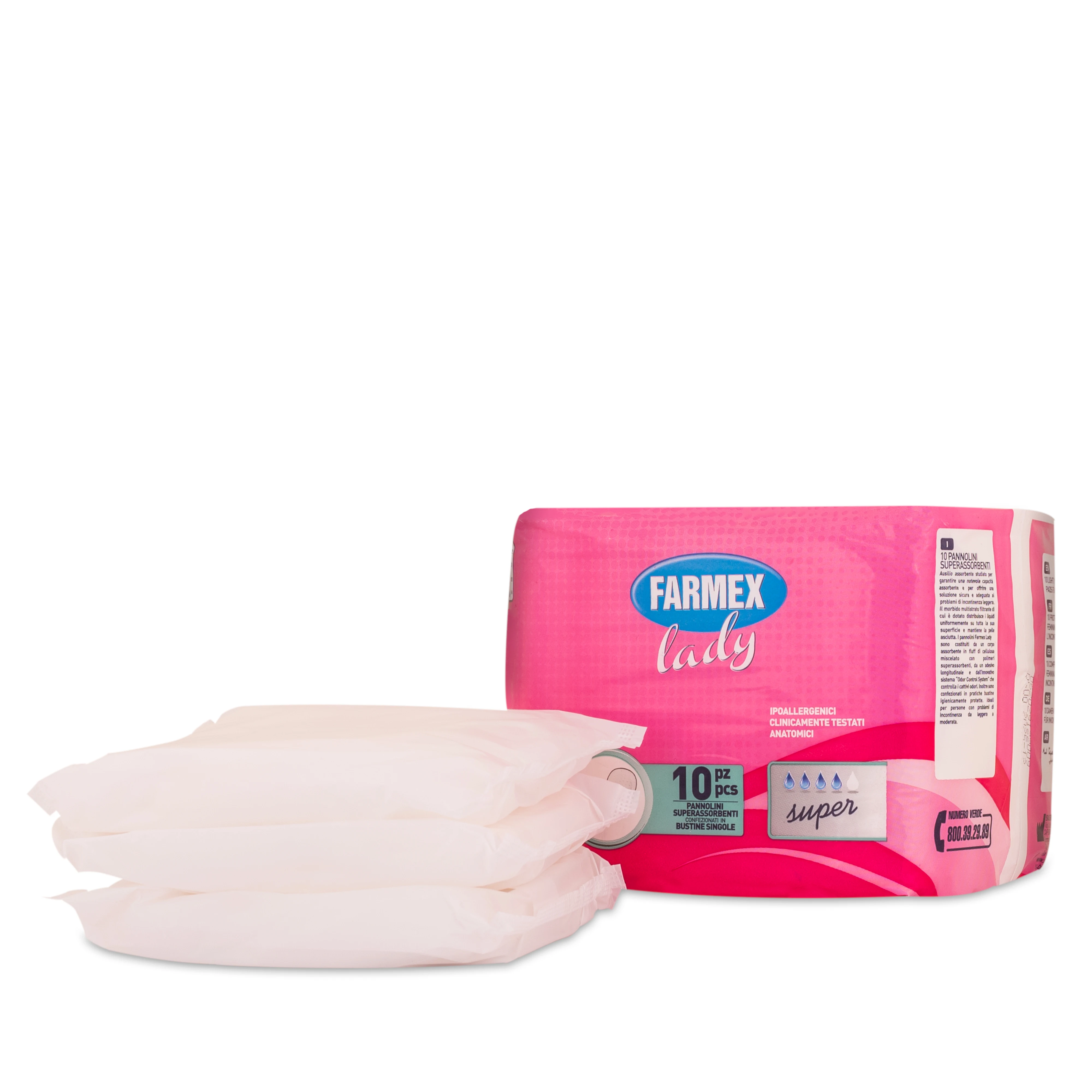 Direct Sale Disposable Adult  Diaper for women Farmex Lady  SUPER Absorbency  Protection 10 units per bag Sanitary Pants