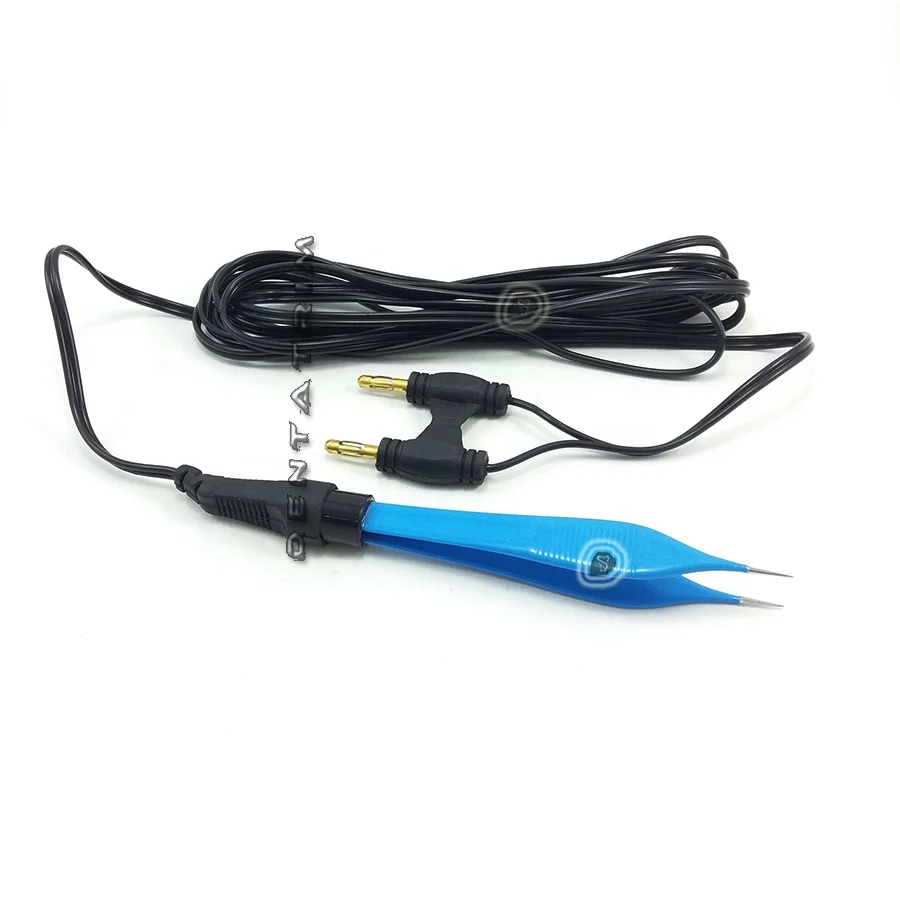 Disposable Adson Bipolar Forceps with Cord 0.5 mm Tip Single Use Electrosurgical Instruments