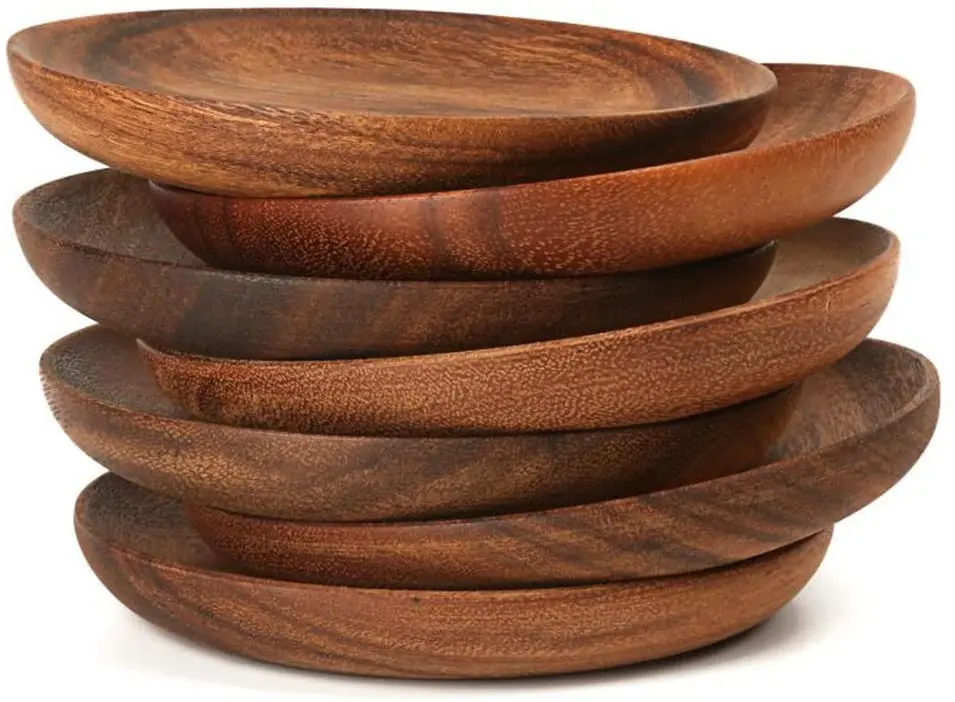 Сервировочные тарелки ручной работы из манго оптовая продажа тарелок Лидер продаж продукт высокого качества для дома отеля