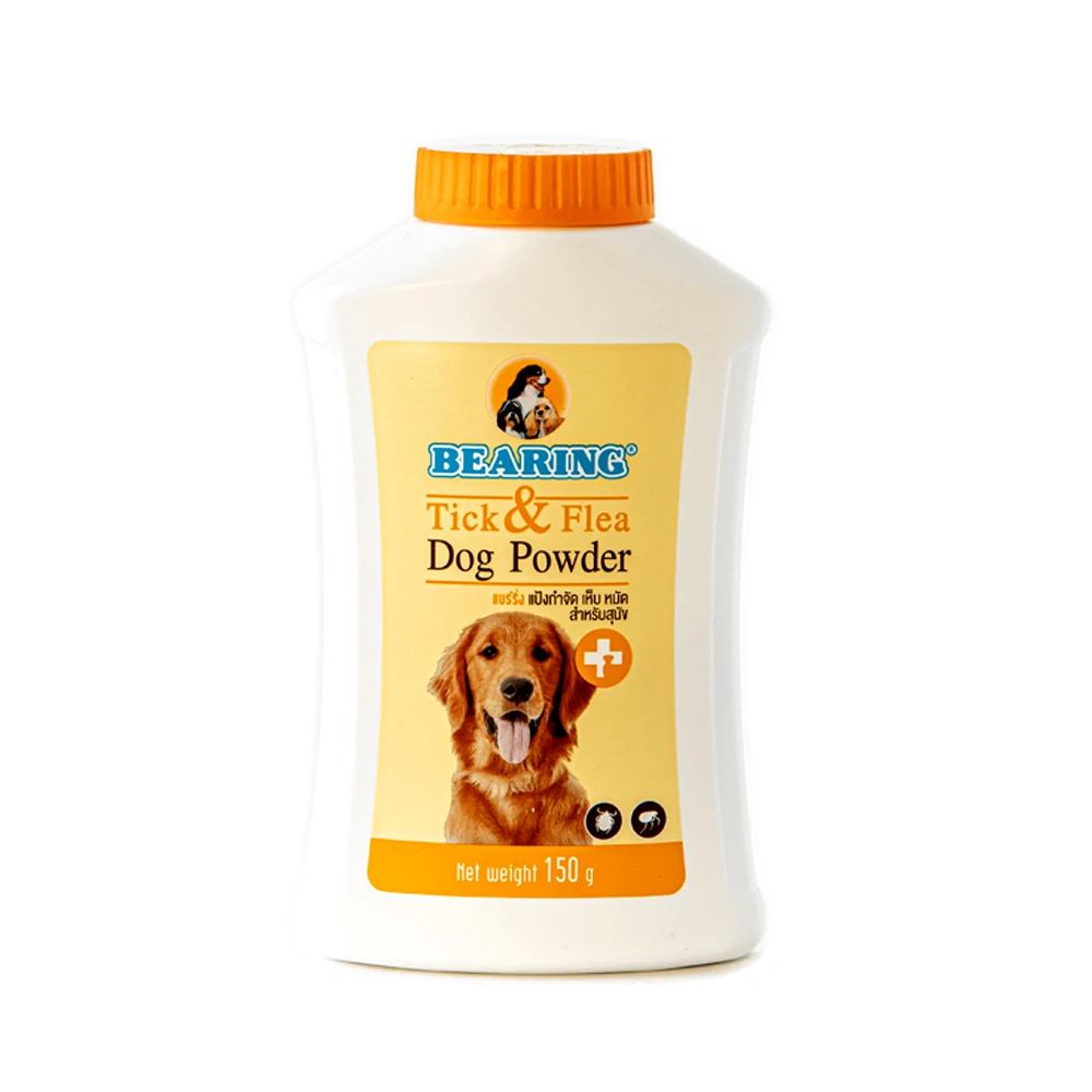 Bearing Tick and Flea Dry Shampoo For Dog Cleaning Powder Deoderizer 150G