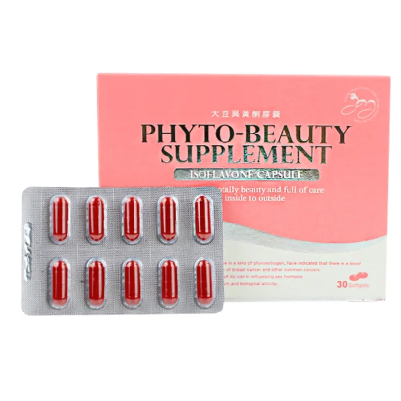 Natural Isoflavone Women Menopause Relief Hormonal Supplement