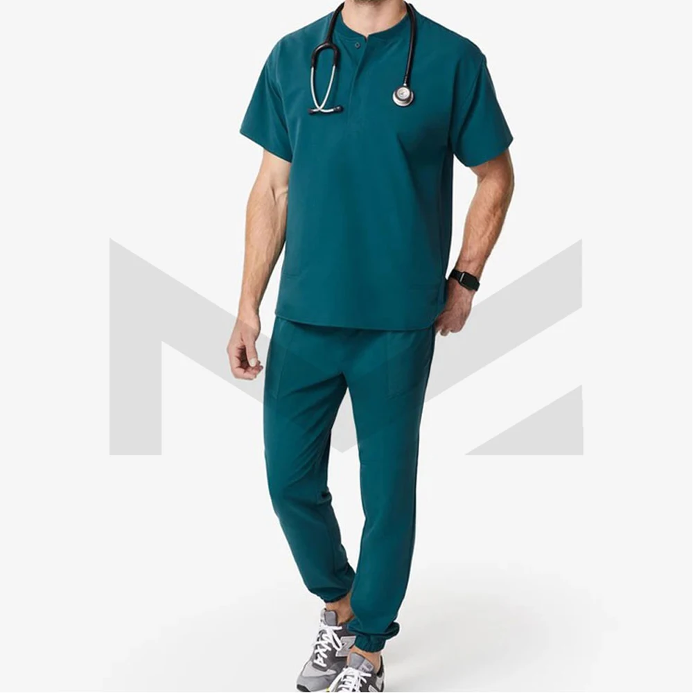 Men Medical Scrubs Uniform Custom Made Wholesale Hospital Staff Uniforms For Men Clothing For Sale