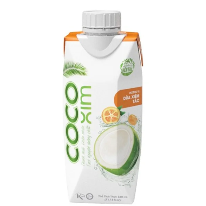 Качественная кокосовая вода со вкусом Kumquat 100% из кокоса Вьетнама