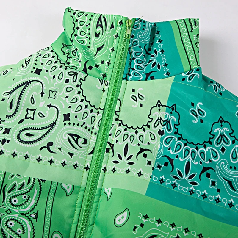  Женские пуховики с принтом Зимние Модные теплые парки повседневная куртка на молнии верхняя одежда 2021