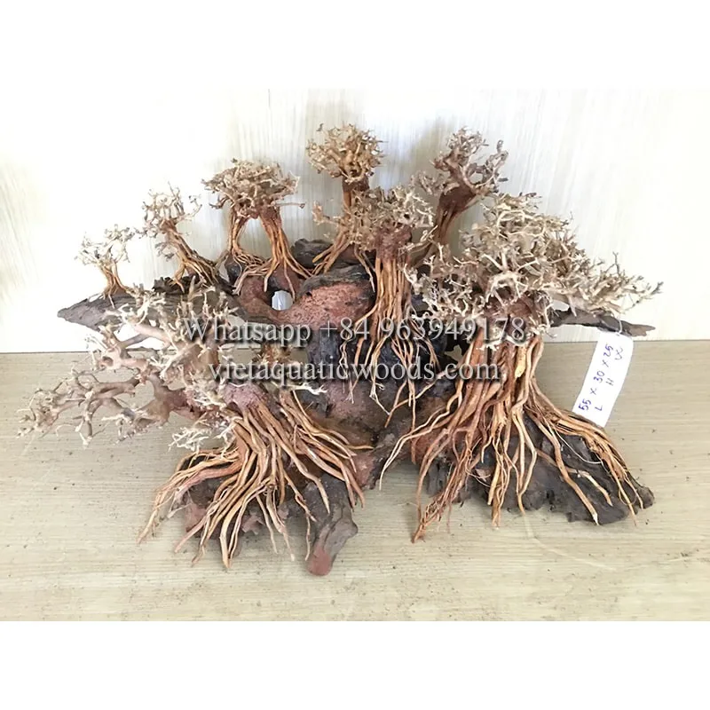 Лучшие товары бонсай коряги оптом для украшения аквариума Betta WhatsApp 84 961005832