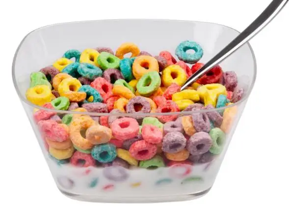 
honey sweet sugar coated cereal honey loop maize cornflakes snacks breakfast morning food twin screw extruder plant equipment 