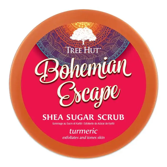 Tree Hut Bohemian Escape with Turmeric Body Shea Sugar Scrub (Case Pack of 24)