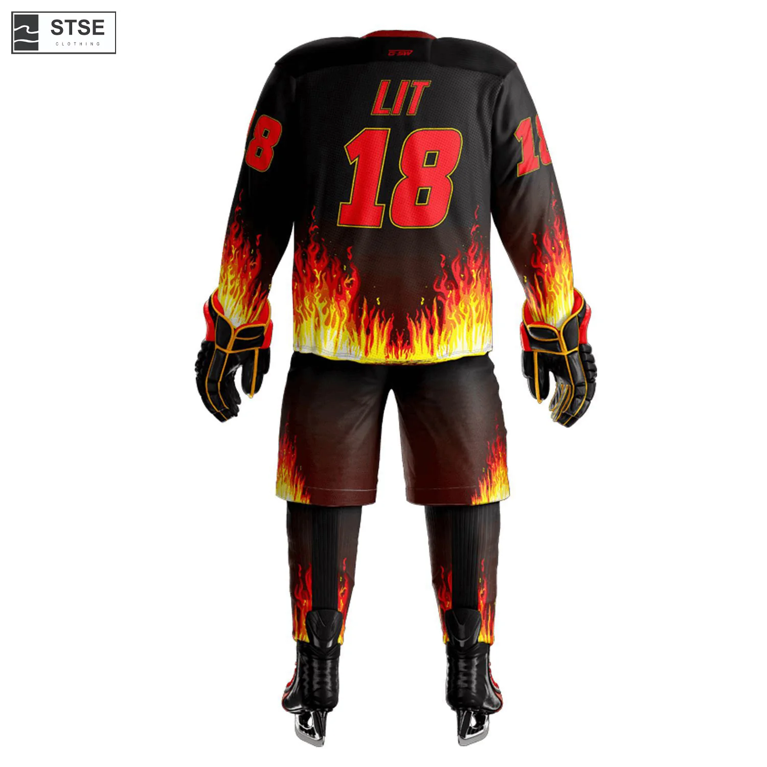 Сублимационный дизайн оптовая продажа низкая цена униформа для хоккея с шайбой Высококачественная