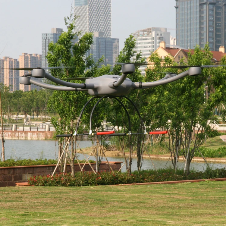 T-DRONES cost-effective hexacopter drone with 1 hour flight time for drone cargo delivery