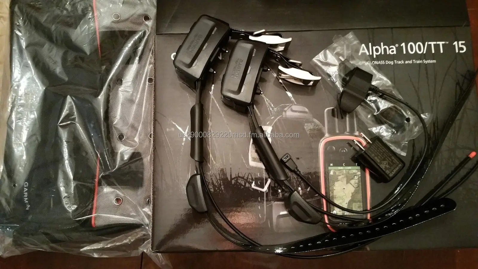 
New Arrival Promo Sales Garmin Alpha 100 with 2 - TT15 Collars GPS Dog Tracking System (2 - Dog System) 