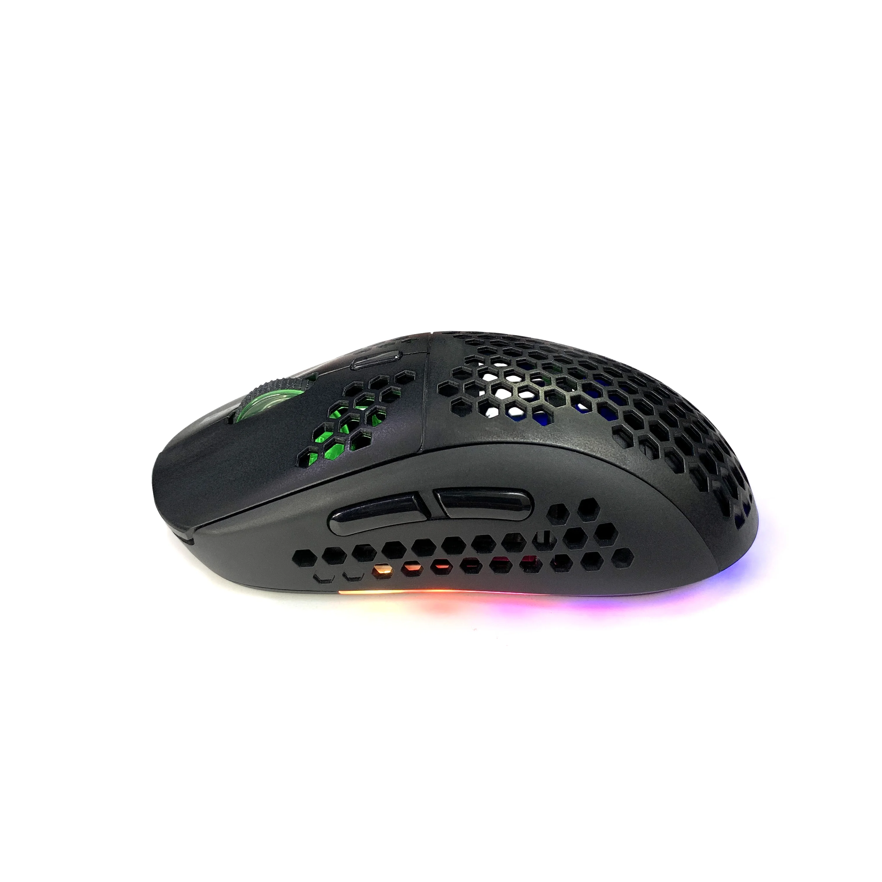 В наличии Заводская сотовая оболочка 2 4G беспроводное соединение легкая утяжеленная Бесшумная мышь RGB Беспроводная