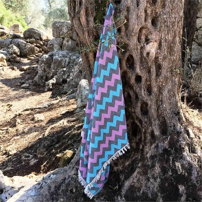 OYA HOME Peshtemal High Quality Organic Turkish Beach Towel 90 x 170 cm