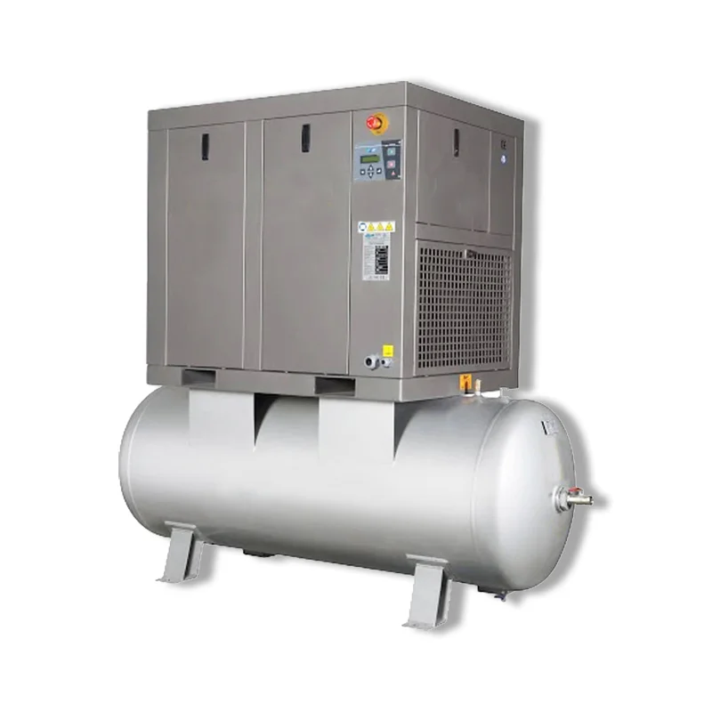 
The Compressor Mounted On The Tank 