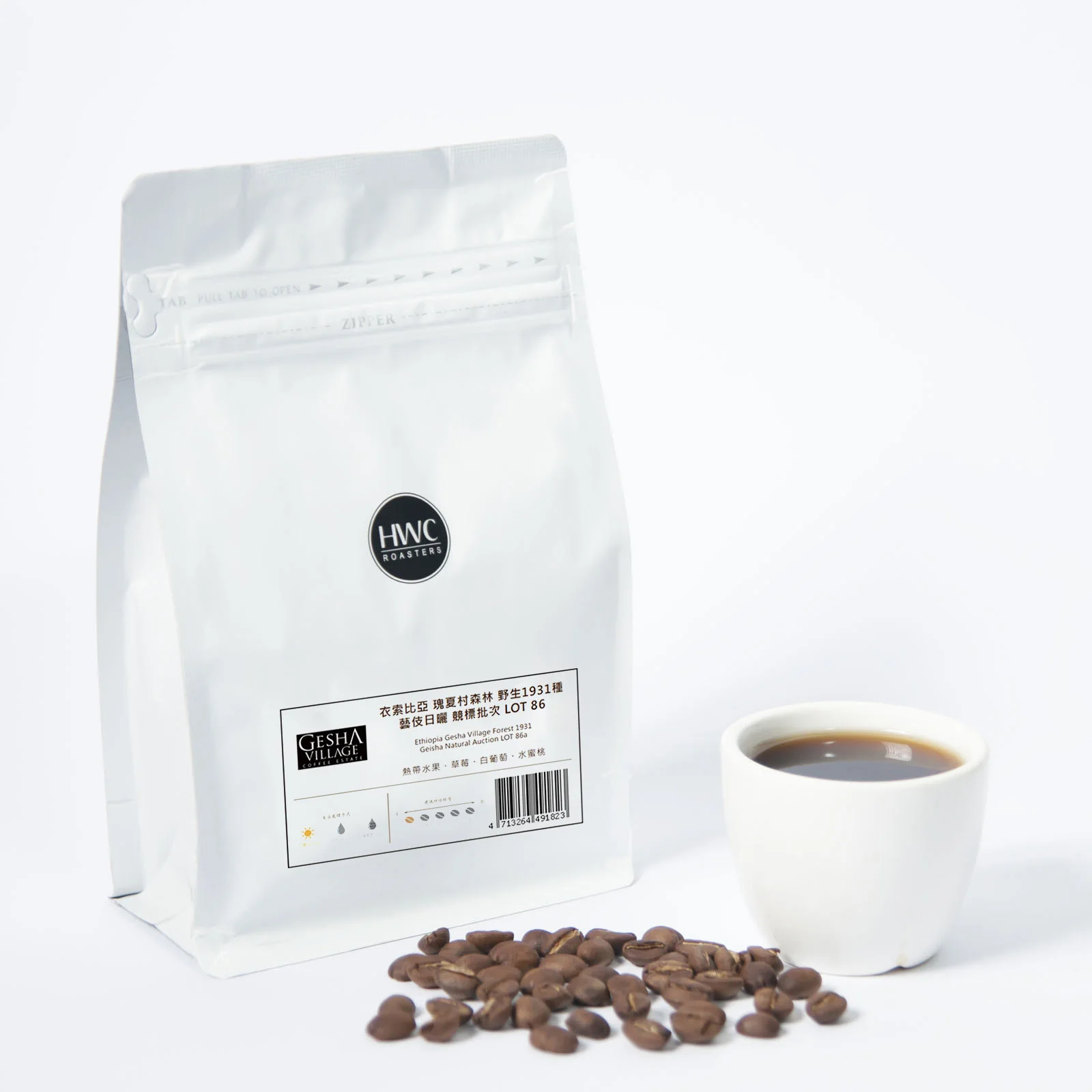 
 Эфиопия, деревня Gesha, Geisha, натуральный аукцион, лот 86, Премиум качество, жареные кофейные зерна, OEM ODM, частная этикетка  