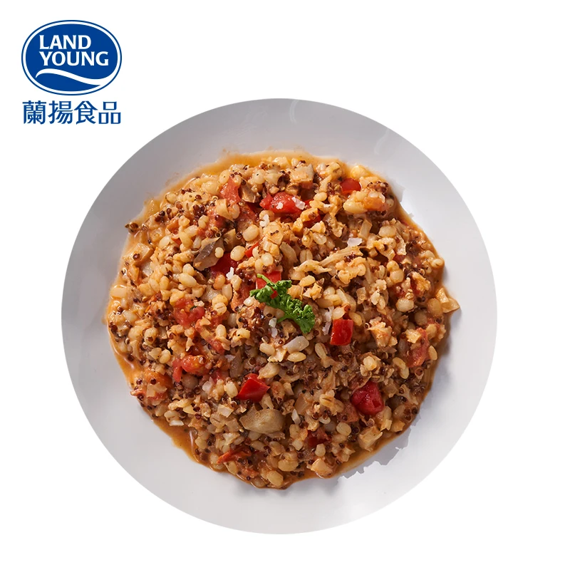 Завод Quinoa для продажи замороженный quinoa edamame с томатным соусом