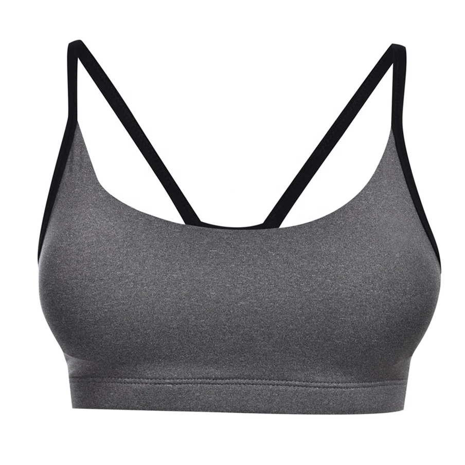 Wholesale custom made new fitness and yoga wear Fully customized plain sports bra good quality OEM service sports bra