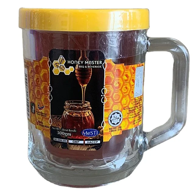 Good Quality & Natural Sweetener Malaysia Honey 300g With Free Mug Suitable For BBQ And Beverage Use