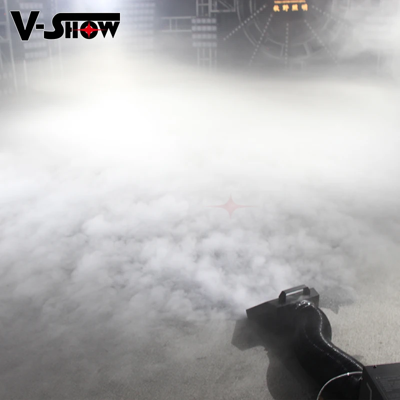 VSHOW G3000 3000W MINI Dj Disco Water Fog Machine DMX Wireless Remote Control Smoke Haze Low Lying Thermal Fogging Machine