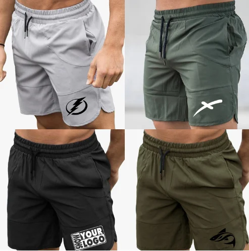 Custom Men Sport Running Gym Shorts High Quality Fitness Shorts Wholesale 2019