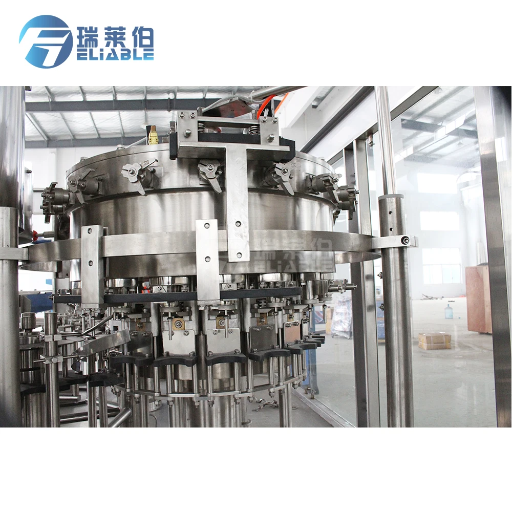 
200 - 2000ML Sparkling Flavored Water Bottle Filling Capping Machine 