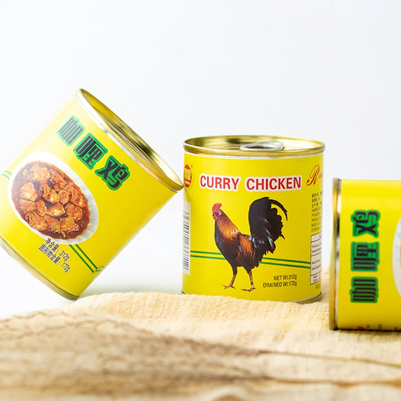 Flavored Curry Chicken Can 312g per
