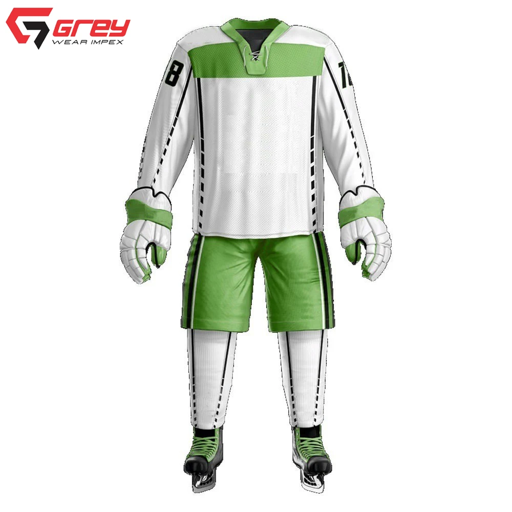 Форма для хоккея с длинными рукавами унисекс форма шайбой дизайн на заказ