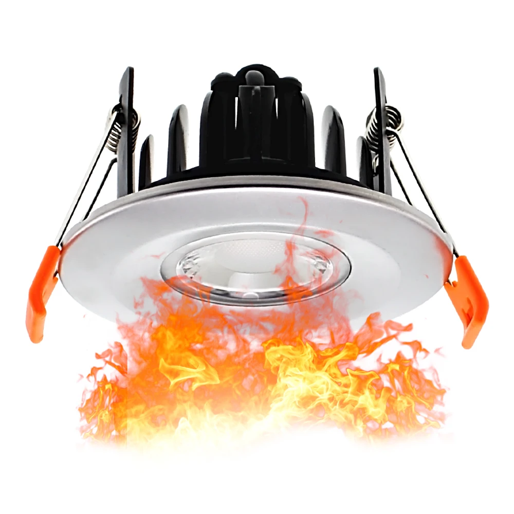 CE Rohs Certificate 68mm Cut Out IP65 LED Fire Rated Downlight