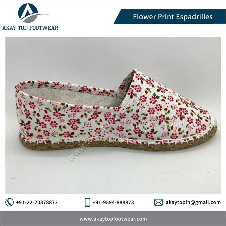 Эспадрильи с цветочным принтом для мужчин и женщин по доступной цене