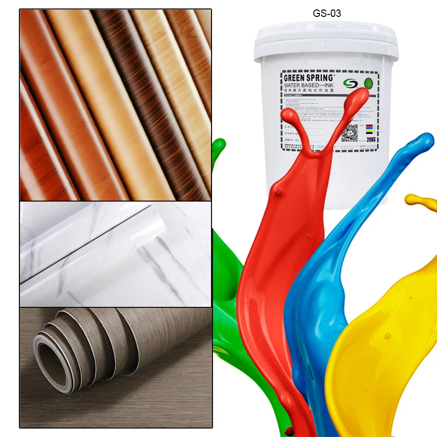 Factory Direct PVC PP Decorative Film Furniture Panel Gravure Water-Based Printing Ink