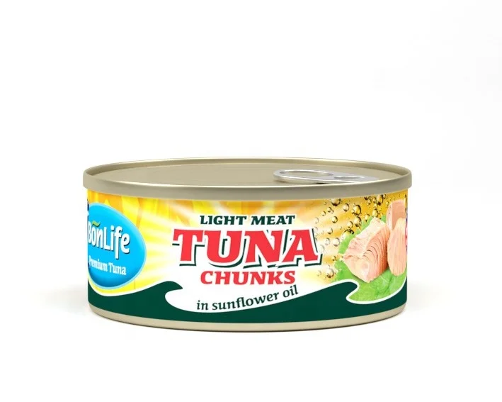 BONLIFE Tuna Chunks, high quality light meat in oil