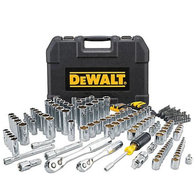 
Auto Repair Home Use 46 Piece Set Universal Socket Wrench Tool Set Electric Screwdriver Ferramentas Cordless Drill Hand Tool Set 