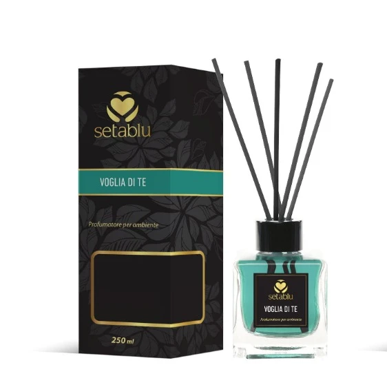 Reed Diffuser Voglia Di Te 100ml 250ml 500ml Room Fragrance Turkish Manufacturer Private Label