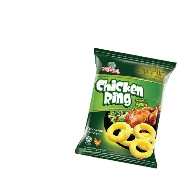 Wholesale Hot Selling Good Price Crisp Chip Snack Light Crispy Corn Rings Loaded with a Rich Chicken Taste Ideal for Lunch Box