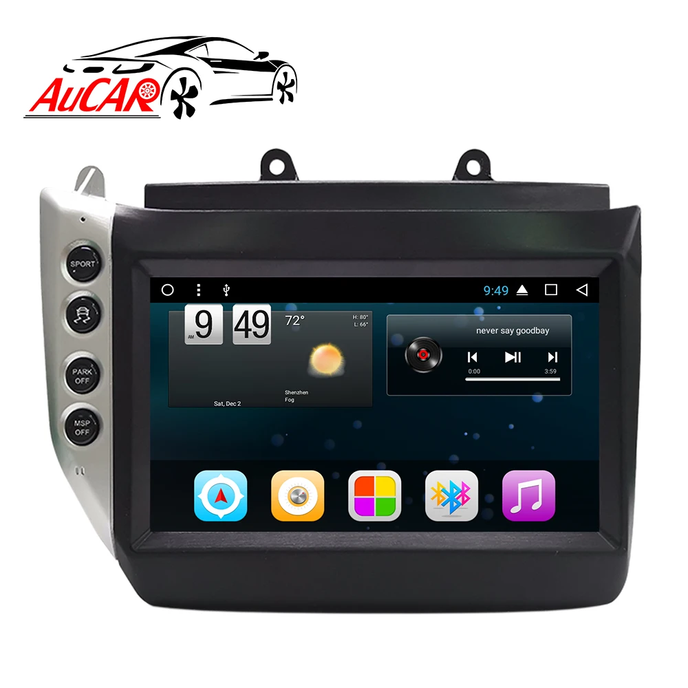 AUCAR Android 8.1 Gen1 Car DVD Player GPS Navigation Car Video Radio Stereo Car Monitor For Maserati GT/GC Granturismo 2007-2017