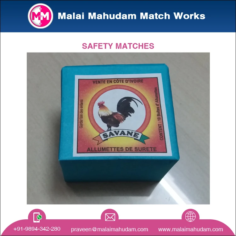 Exclusive Deal on Best Quality 40mm Splints Poplar Wood Safety Match Sticks