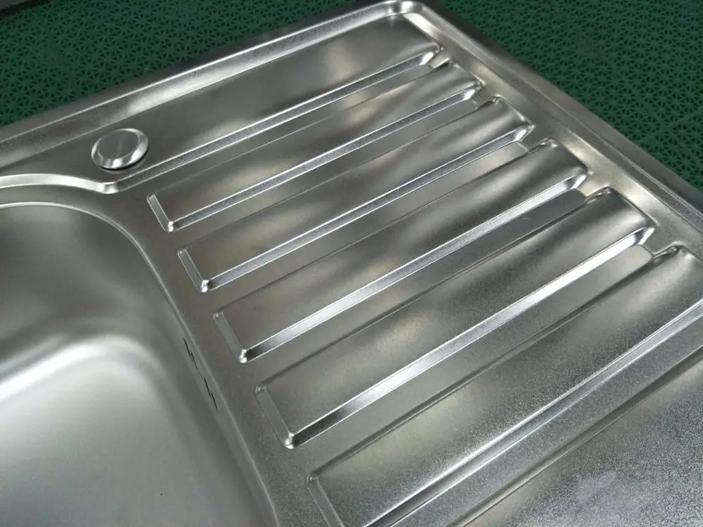 K-7545 China Supplier Above Counter Polished Surface  SS one Bowl Kitchen Sink