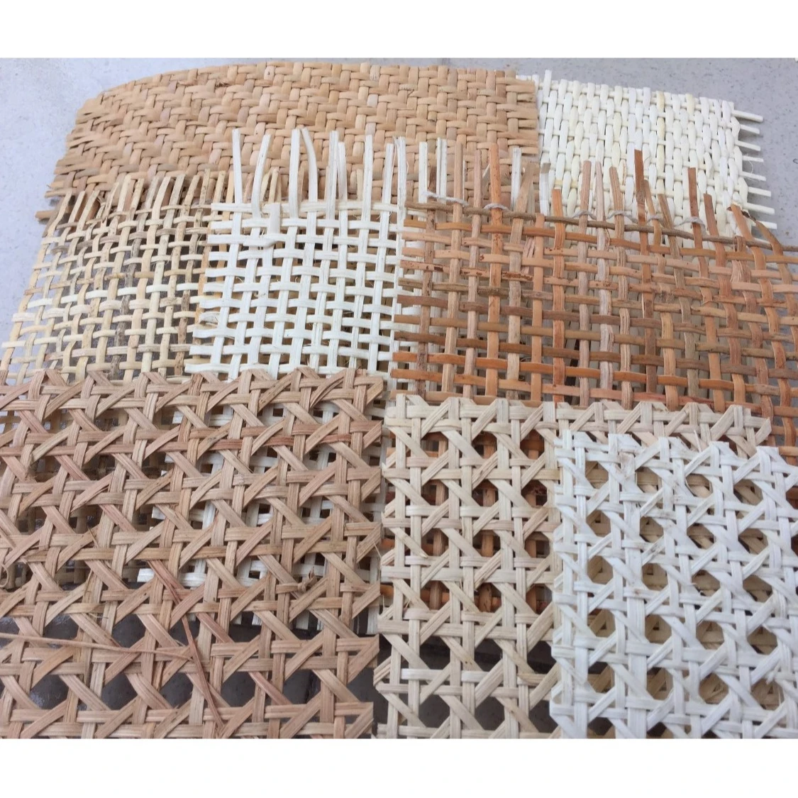 Vietnam rattan cane webbing  Home Decoration Natural Raw Rattan Cane webbing mesh use home decoration from Vietnam