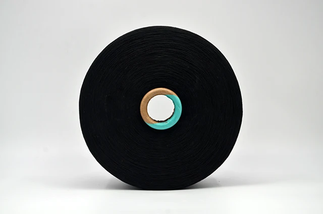 Wholesale GRS Certification Dyed Blended Cotton Polyester Yarn for Sock Knitting Denim Weaving From Vietnam