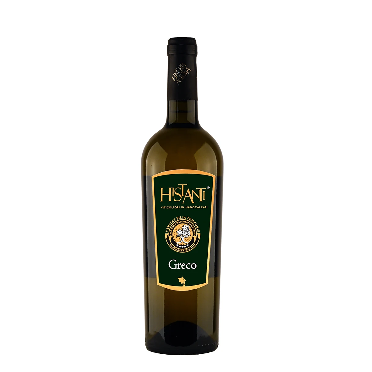 high quality white italian table wine CAMPANIA GRECO IGT has beautifully brilliant medium plus straw yellow color