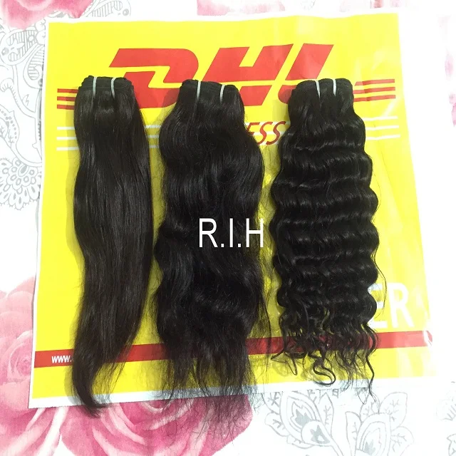 Top quality wholesale human hair 100% virgin Indian Straight Hair