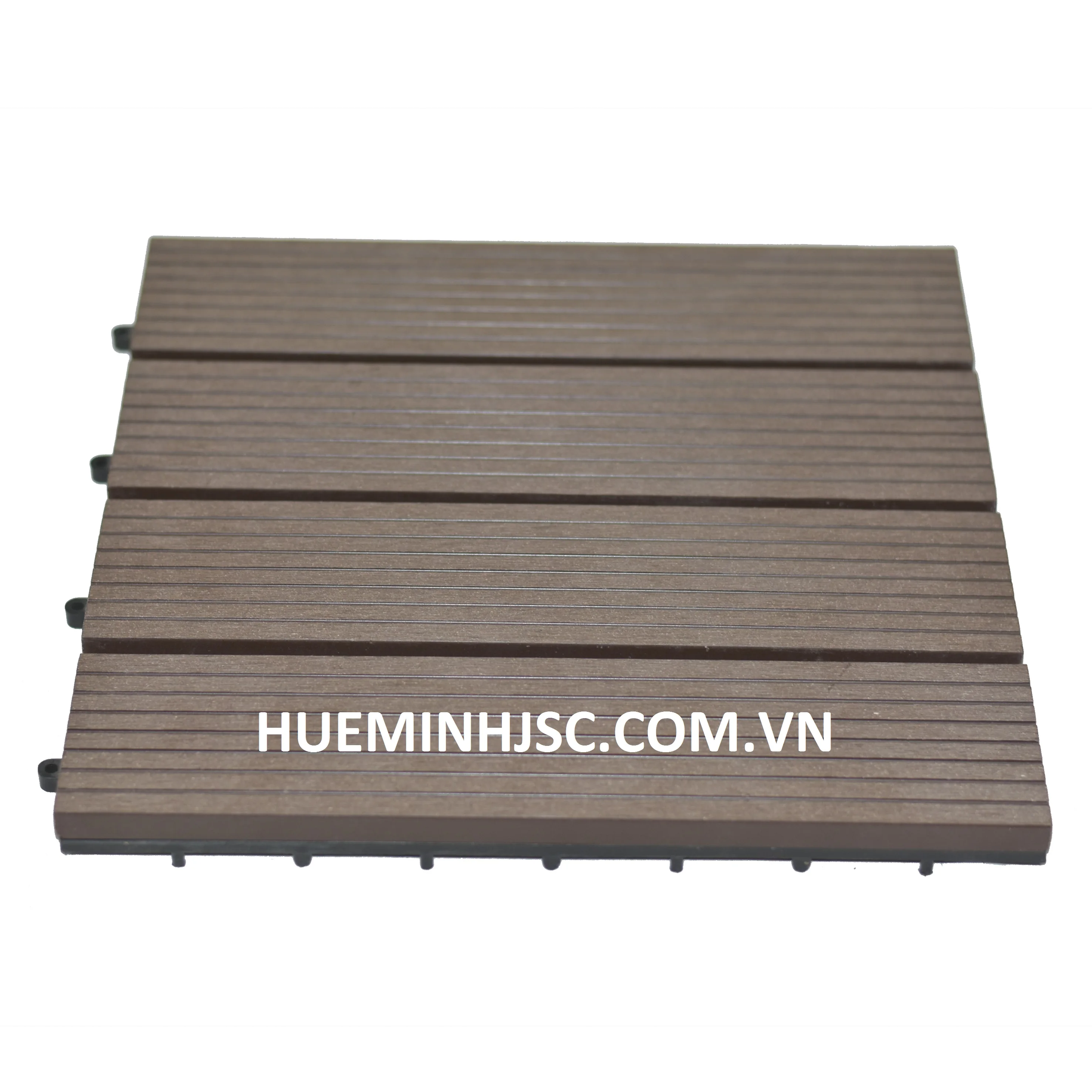 WPC Decking Tiles Eco friendly outdoor deck High quality wooden WPC Interlocking decking tiles made in Vietnam