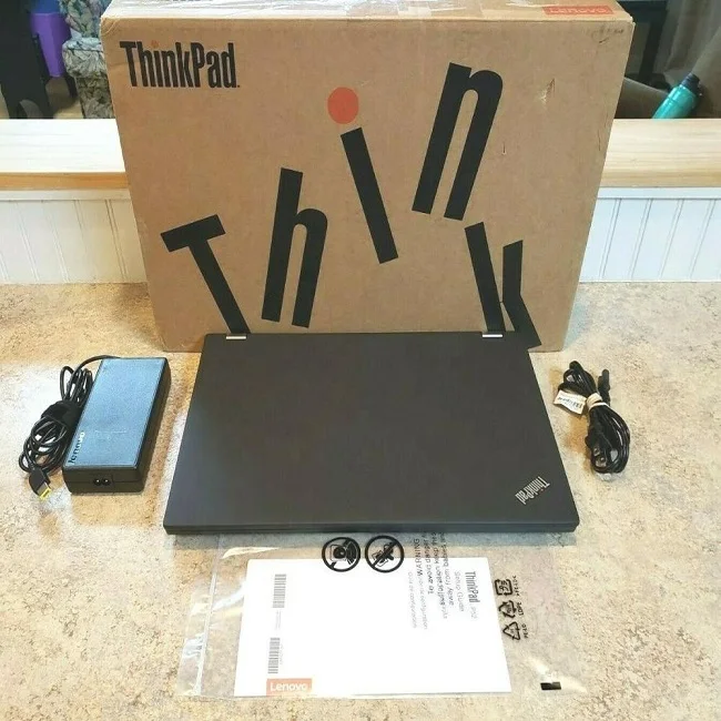 
Genuine ThinkPad P52 Laptop Computer 15.6 Inch FHD IPS Display Intel HexaCore (6 cores) i7-8750H 64GB RAM 1TB SSD 