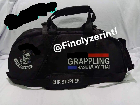 Бразильские сумки jiu jitsu сублимационная печать логотип клуба Смешанные боевые искусства спортивные и через плечо обувь ноутбук
