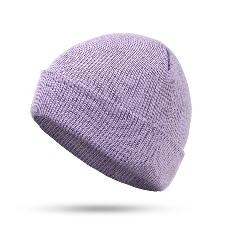 Super Quality Winter Beanies With Logo High Quality Unisex Thick Ski Winter Beanie Hats for sale