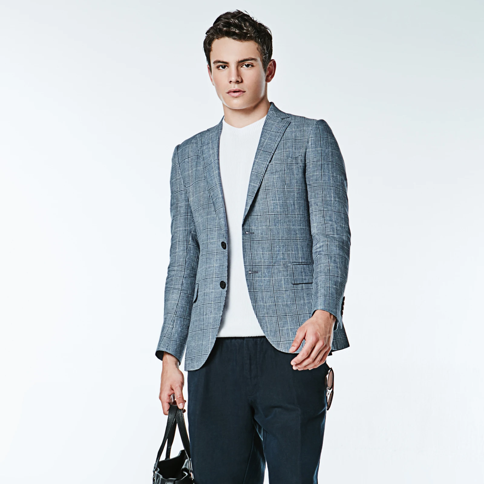 Factory Supplier Direct Sales Plus Size 100% Wool Fabric Formal Business Daily Men Jacket Suit