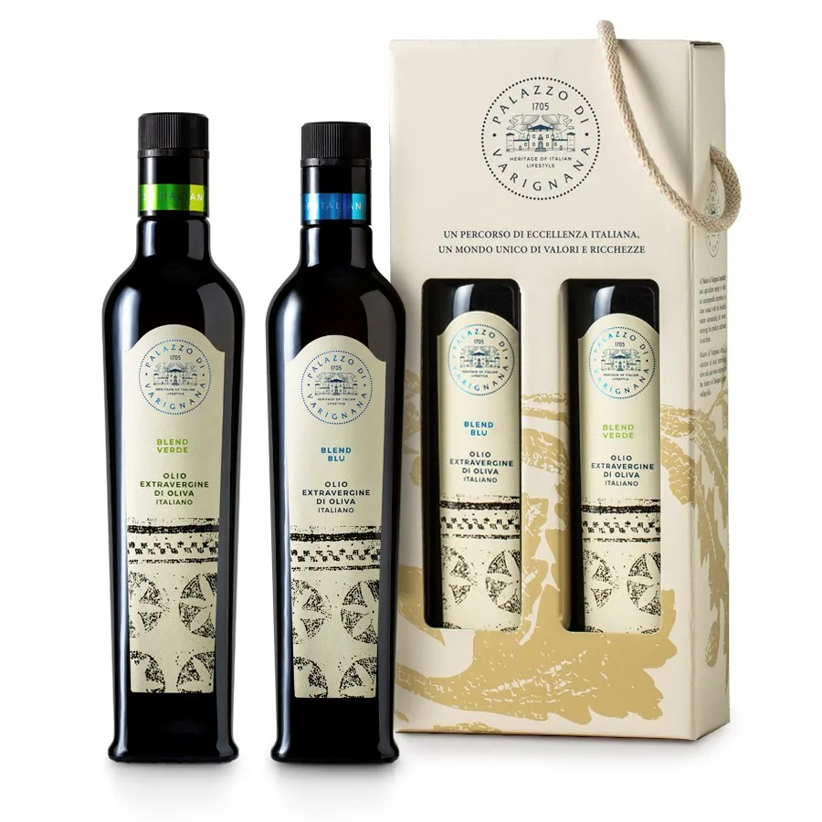 Подарочная коробка для еды лучшего качества, двойная коробка для оливкового масла, готовая к отправке